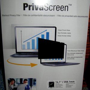 Fellowes PrivaScreen Blackout Privacy Filter for 14.1" Inch Monitors CRC48006